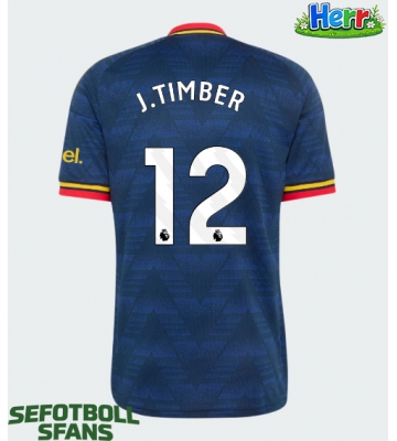 Arsenal Jurrien Timber #12 Bortatröja 2026-27 Kortärmad